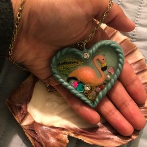 Flamingo necklace